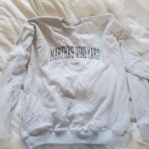 Marthas Vinyard Light Gray Sweater